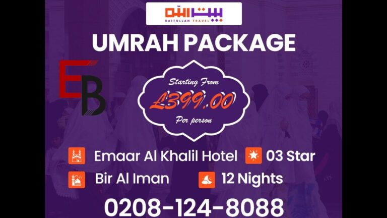 Book Luxury to Affordable 5-star Umrah Package Deals