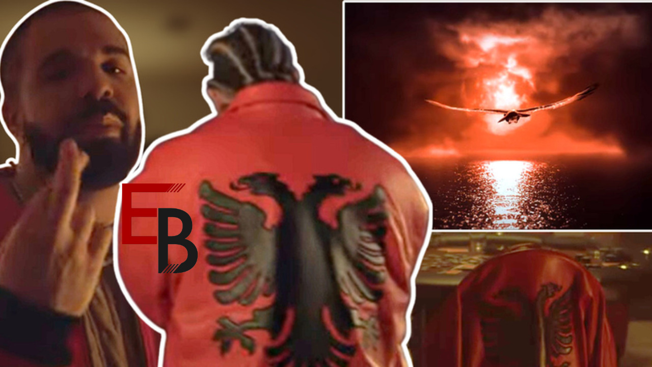 Drake Albanian flag jacket