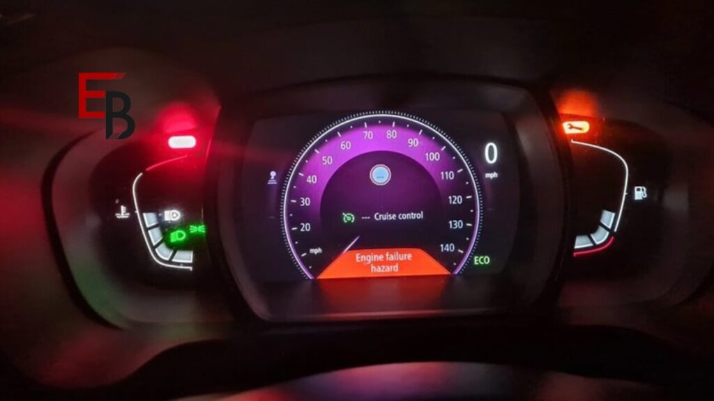 Engine Failure Hazard Warning Light On A Renault Captur