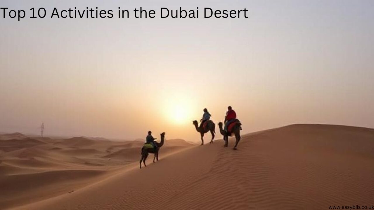 Top 10 Activities in the Dubai Desert