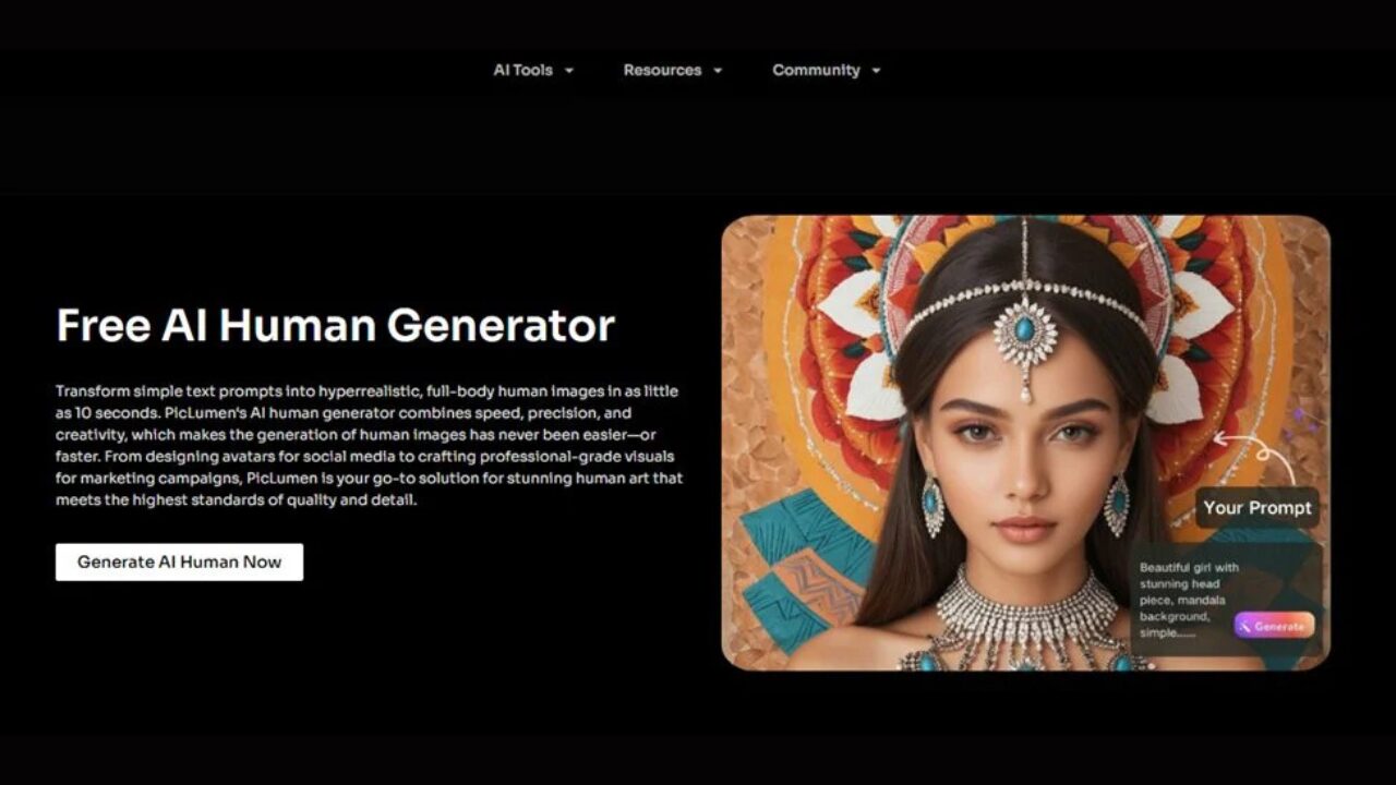 PicLumen AI Human Generator