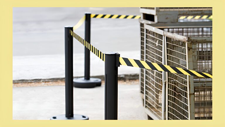 Retractable Belt Barriers and Outdoor Color Barricades