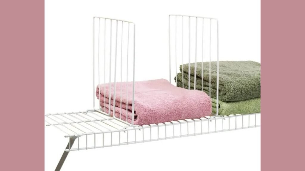 wire shelving dividers