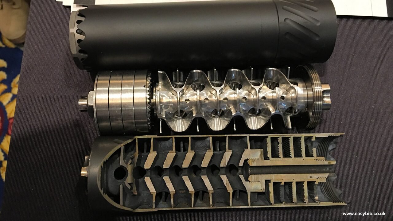 Inside a Titanium Silencer