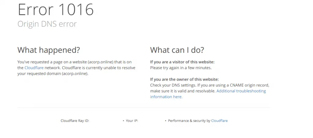 Fix the SpankBang Origin DNS Error