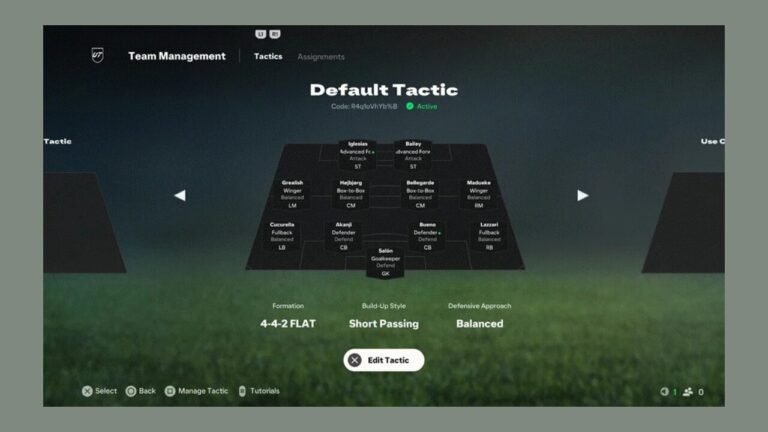 FC 25 Tactics Codes