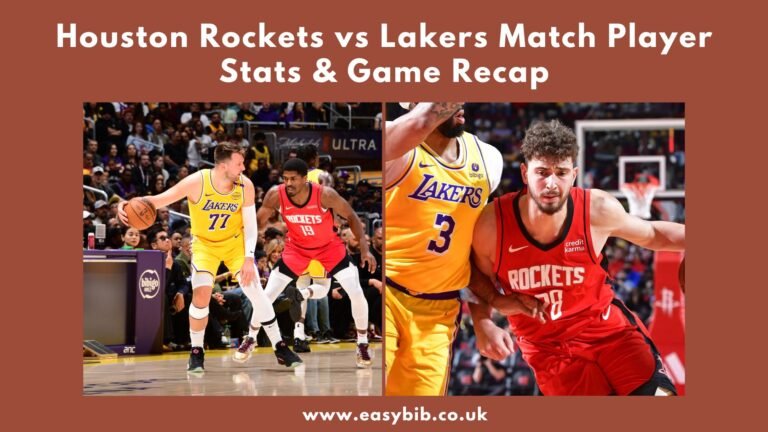 Houston Rockets vs Lakers Match Player