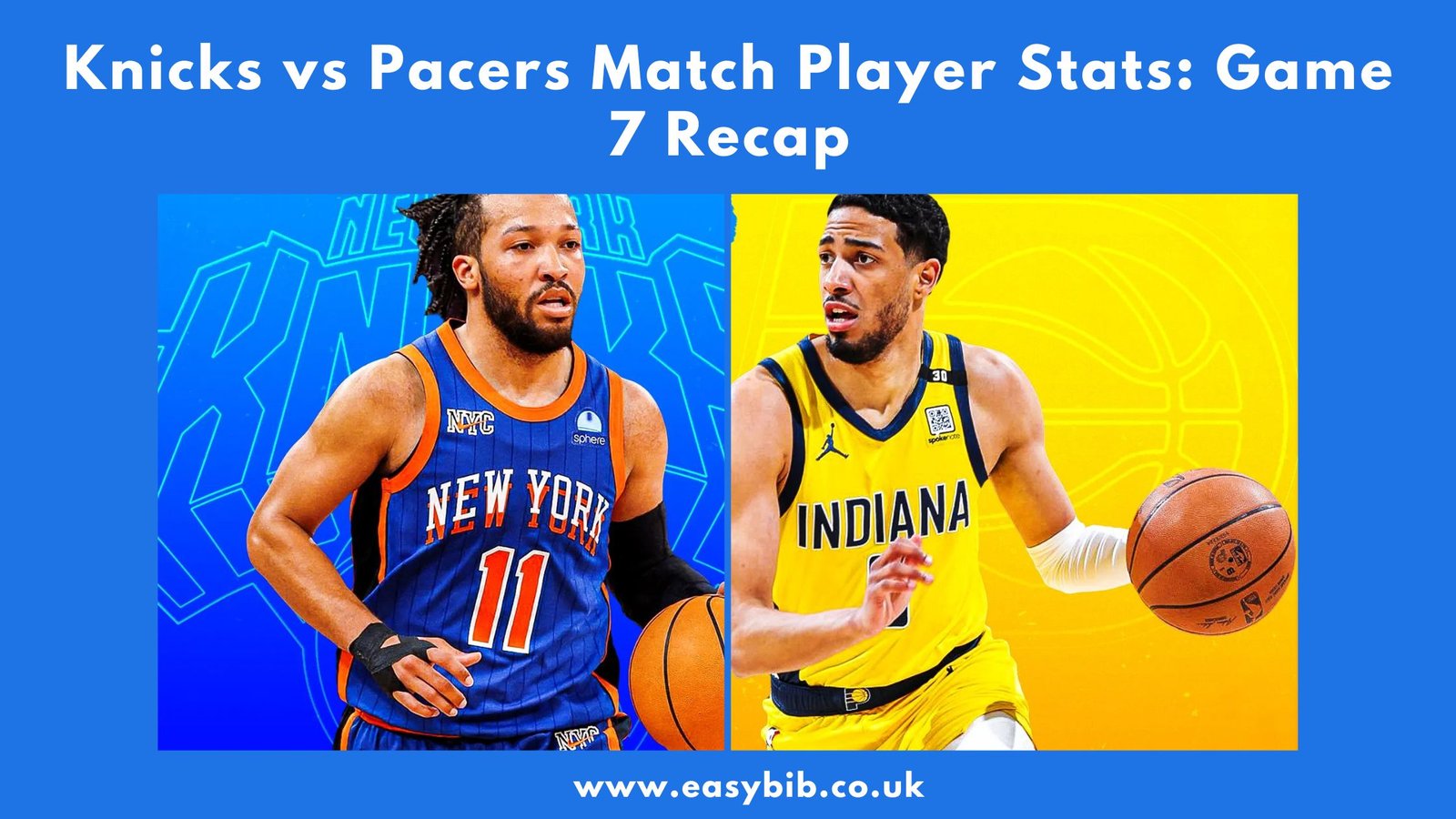 Knicks vs Pacers Match Player