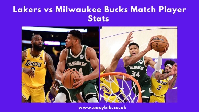 Lakers vs Milwaukee Bucks Match Player