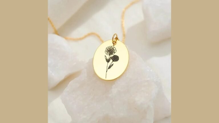 Birth Flower Necklace