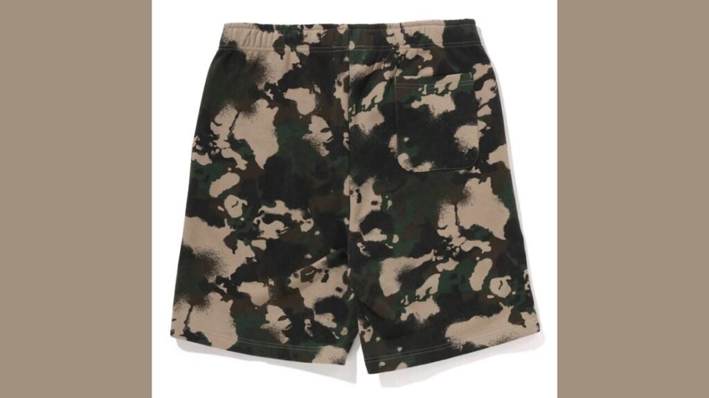BAPE Map Camo Shorts