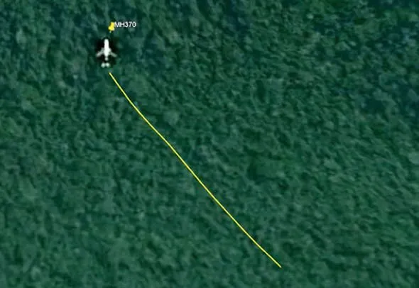 Malaysia Flight 370 Google Maps 