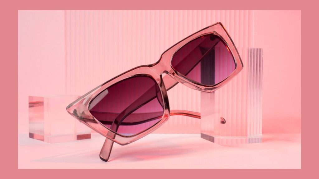 pink glasses