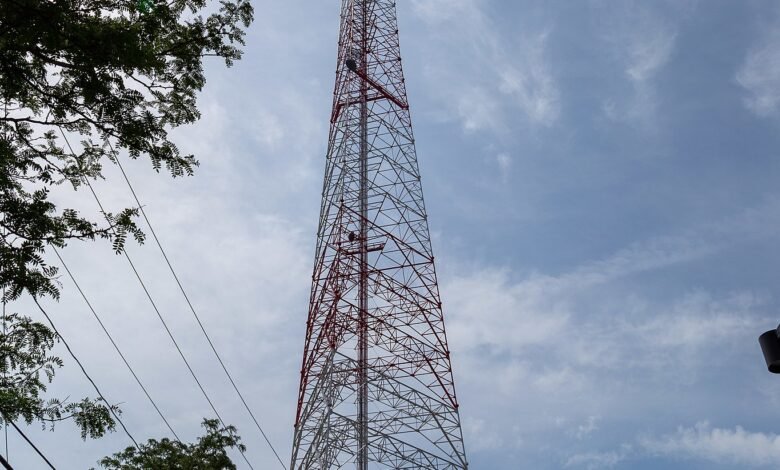 B67 TV Tower in the Movie Fall