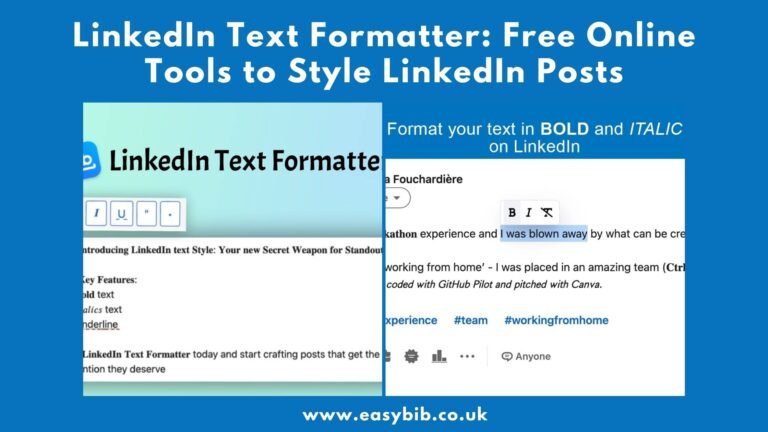 LinkedIn Text Formatte