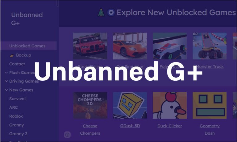 Unbanned G+: Play Free Unblocked Games Online