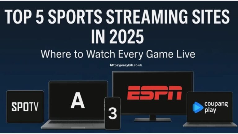 5 Sports Streaming Sites