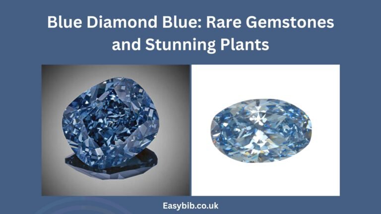  Blue Diamond Blue: Rare Gemstones and Stunning Plants