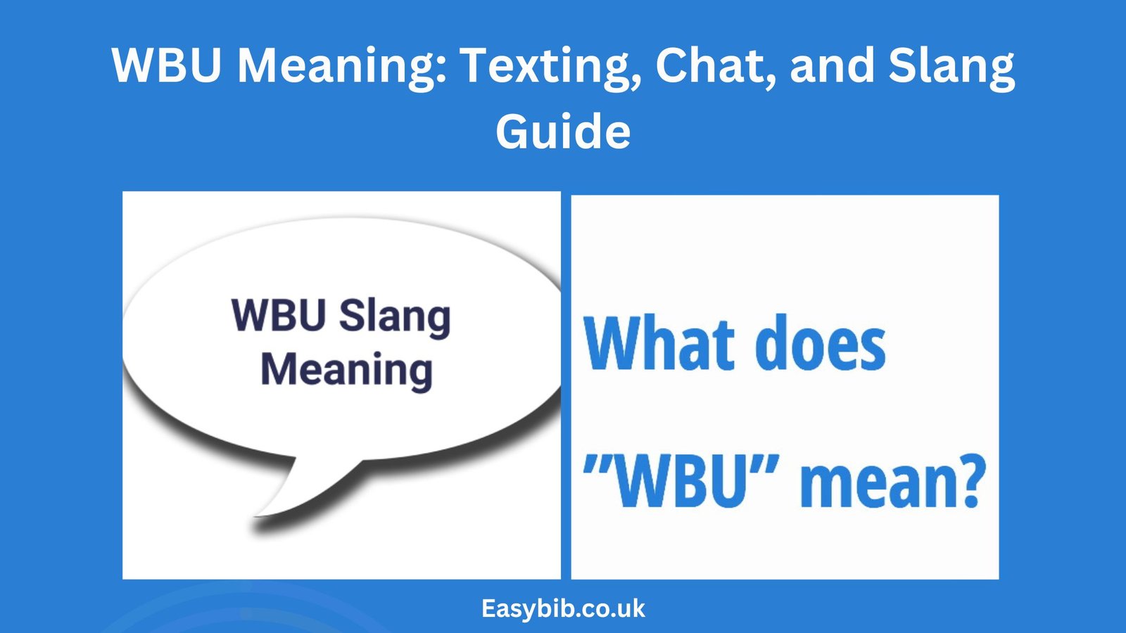 WBU Meaning