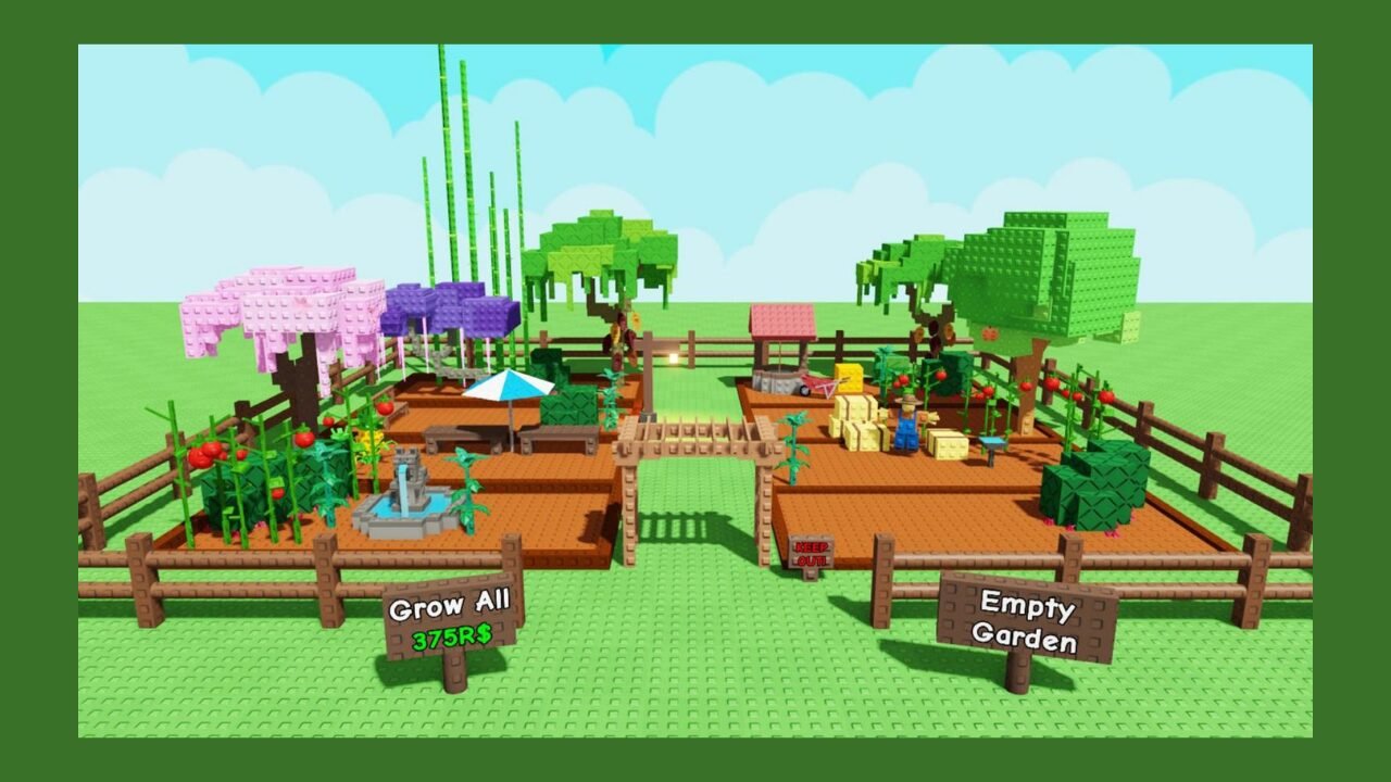 Roblox's Grow a Garden for Kids