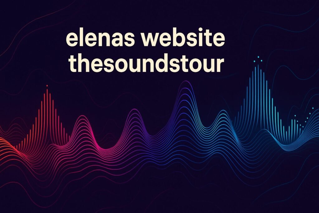 Find Elenas website thesoundstour