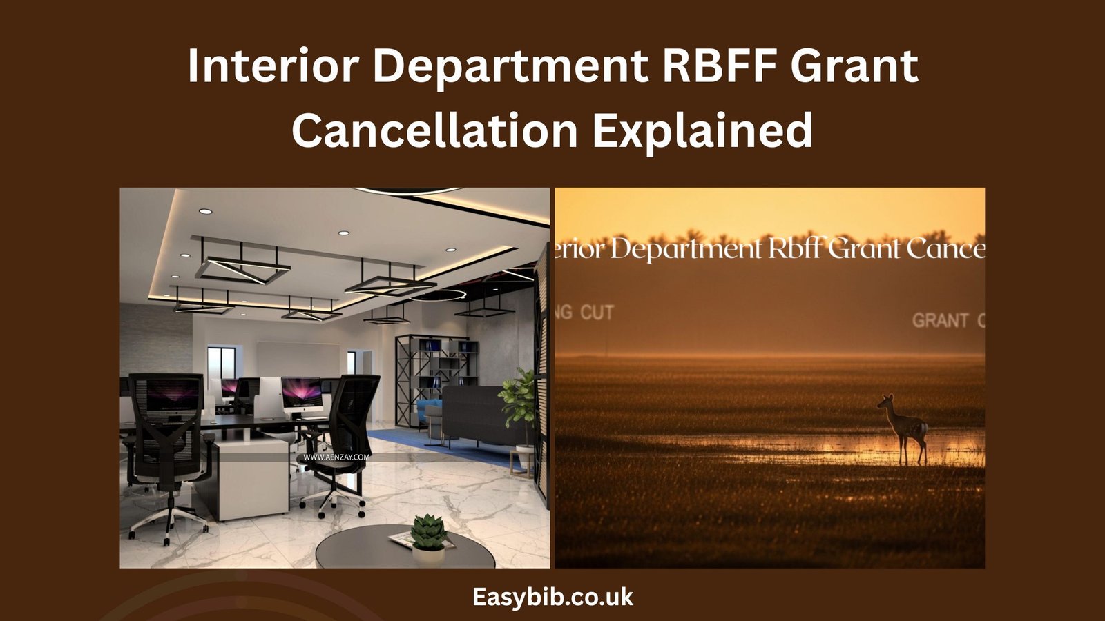 Interior Department RBFF Grant Cancellation