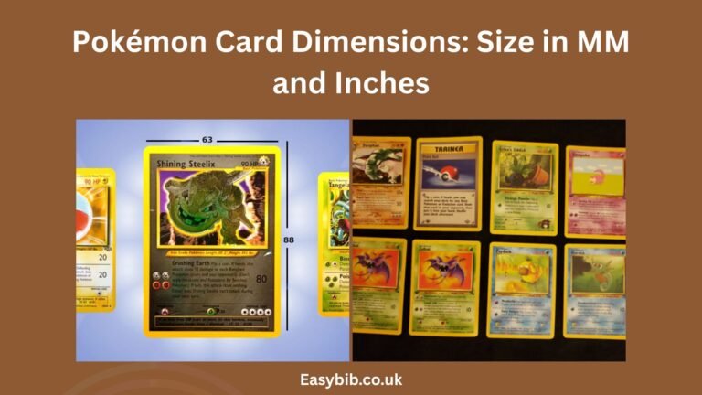 Pokémon Card Dimensions