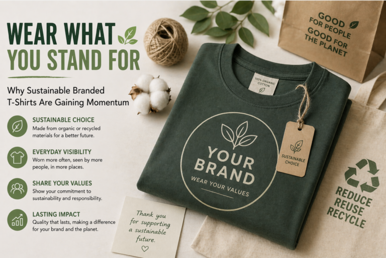 The Growing Influence of Sustainable Branded T-Shirts